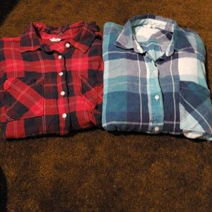 Lot of aero flannels